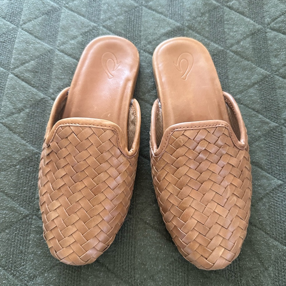 Olukai mI’i mii mules sandals fox
